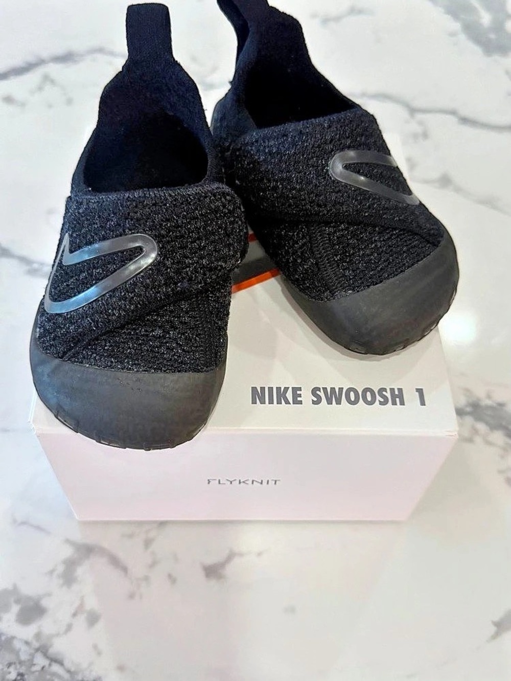 Nike Swoosh 1 Black - Baby US 5C Like New